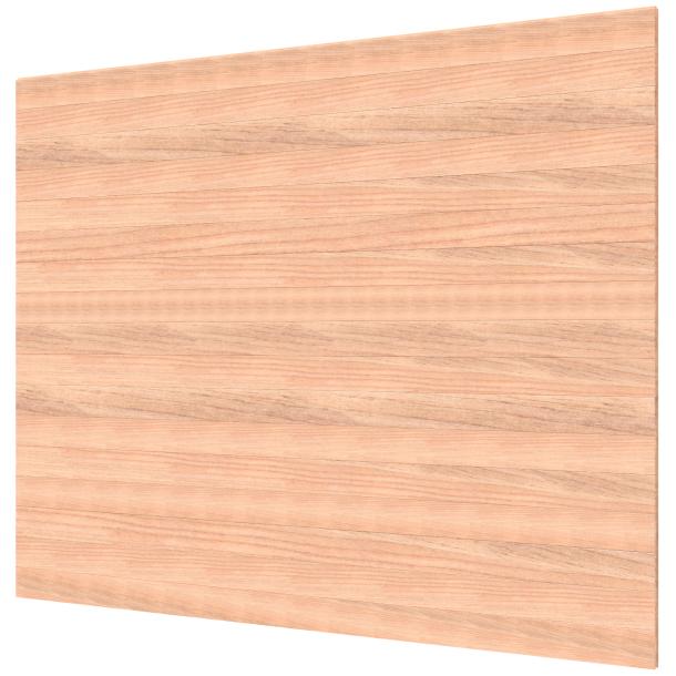 Wooden wall | made of 20 mm thick solid wood | Dimensions: 2.00 x 2.50 m, double-walled construction